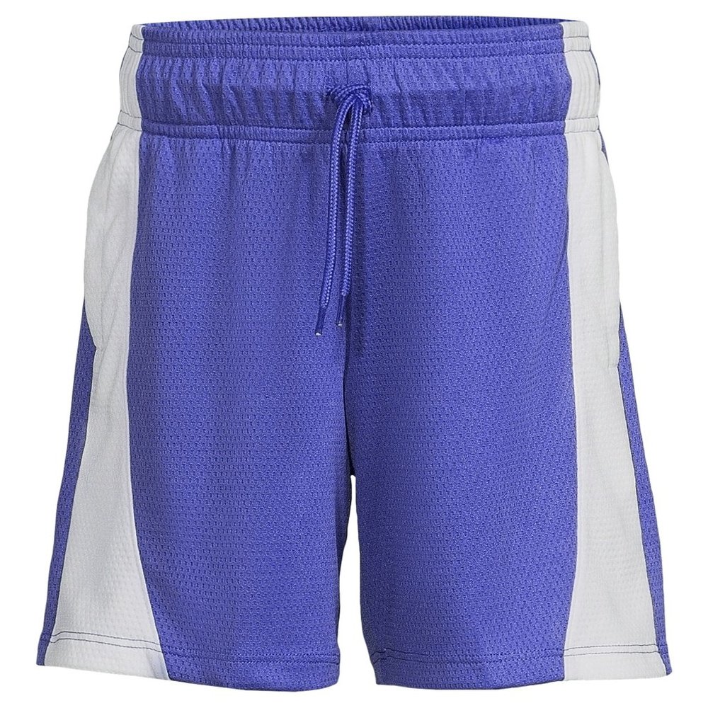 Athletic mesh Shorts with pockets w/ Elastic drawstring waist Color Peri Mist